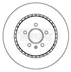 BORG & BECK Тормозной диск BBD5246